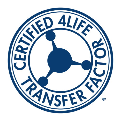 What does the round symbol on the packaging of American 4Life Transfer Factor supplements mean?