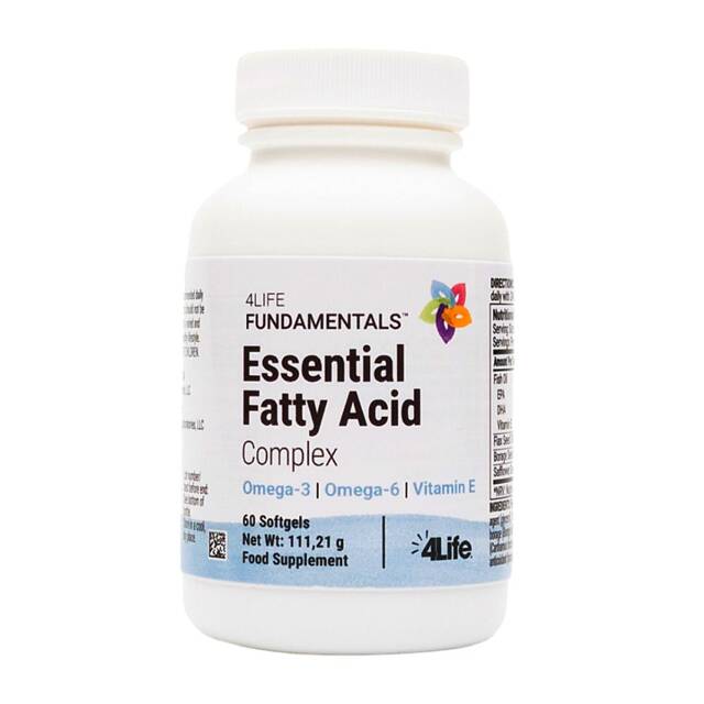 Essential Fatty Acid Complex (BioEFA) - 60 kaps, dietary supplement with Omega-3, 4Life, USA