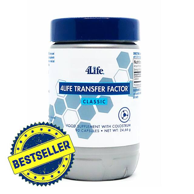 Transfer Factor Classic | 600 mg | 90 Kaps, Nahrungsergänzungsmittel, 4Life, USA